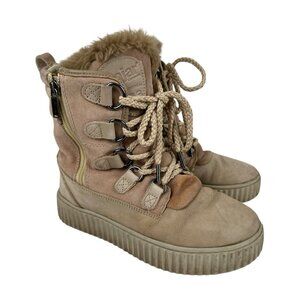 Pajar Canada Apres Ski Snow Boots Womens 6.5 Fur Lined Waterproof -30C Winter